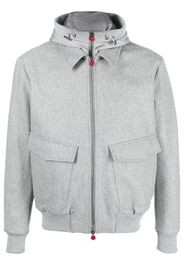 Kiton Giacca con zip - Grigio