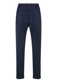 Kiton Pantaloni dritti elasticizzati - Blu