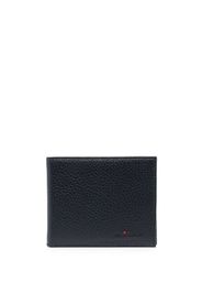 Kiton leather grained wallet - Blu