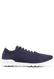 Kiton Sneakers con ricamo - Blu