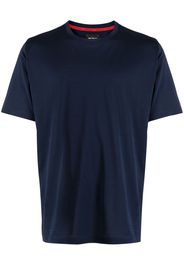 Kiton T-shirt con ricamo - Blu