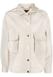 Kiton press-stud fastening jacket - Toni neutri