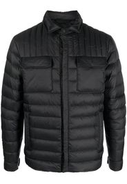 Kiton padded quilted shirt jacket - Nero