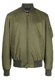 Kiton sleeve pocket bomber jacket - Verde