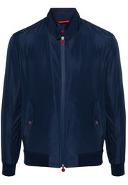 Kiton zipped lightweight jacket - Blu