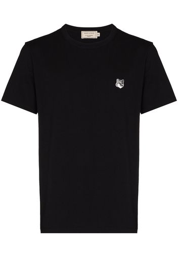 Maison Kitsuné fox patch T-shirt - Nero