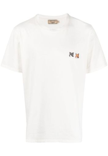 Maison Kitsuné T-shirt a girocollo - Bianco