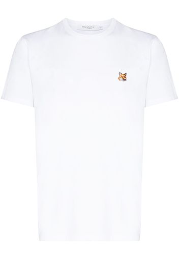 Maison Kitsuné fox-patch T-shirt - Bianco