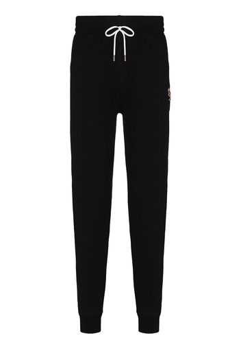 Maison Kitsuné Chillax Fox tapered track pants - Nero