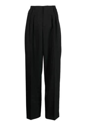 Maison Kitsuné straight-leg cut trousers - Nero