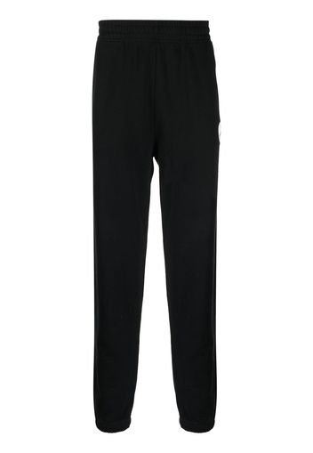 Maison Kitsuné embroidered-logo detail track pants - Nero