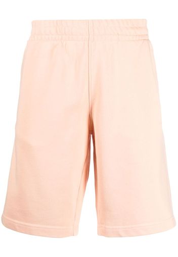 Maison Kitsuné Fox-patch cotton shorts - Arancione