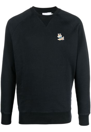 Maison Kitsuné chest patch sweatshirt - Nero