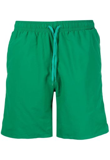 Maison Kitsuné fox-motif thigh-length shorts - Verde