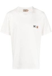 Maison Kitsuné T-shirt a girocollo - Bianco