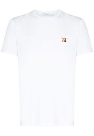 Maison Kitsuné fox-patch T-shirt - Bianco