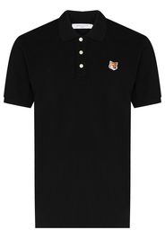 Maison Kitsuné fox-patch polo shirt - Nero