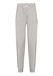 Maison Kitsuné Chillax Fox tapered track pants - Grigio