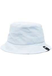 Maison Kitsuné logo-detail bucket hat - Blu