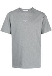 Maison Kitsuné T-shirt con ricamo - Grigio