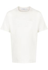 Maison Kitsuné T-shirt con ricamo Contour Fox - Bianco