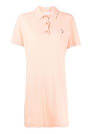 Maison Kitsuné logo-embroidered polo dress - Rosa