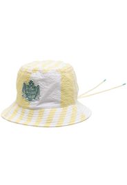Maison Kitsuné logo-patch bucket hat - Giallo