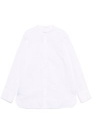 Maison Kitsuné Camicia con motivo a griglia - Bianco