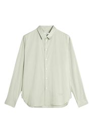 Maison Kitsuné striped-pattern shirt - Verde