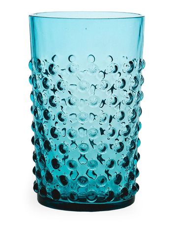 KLIMCHI Hobnail textured-finish tumblers (set of 6) - AQUAMARINE