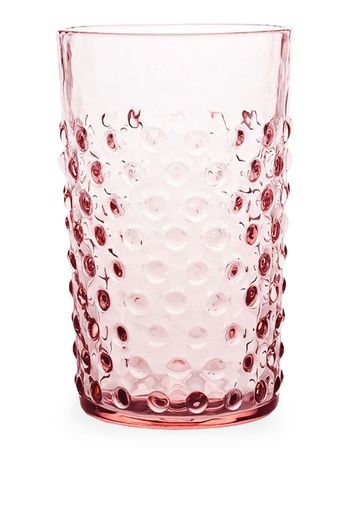 KLIMCHI Hobnail textured-finish tumblers (set of 6) - Rosaline