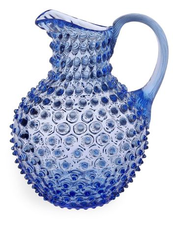 KLIMCHI Caraffa Hobnail con cristalli - Blu