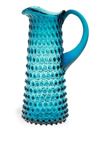 KLIMCHI Caraffa Hobnail con cristalli - Blu