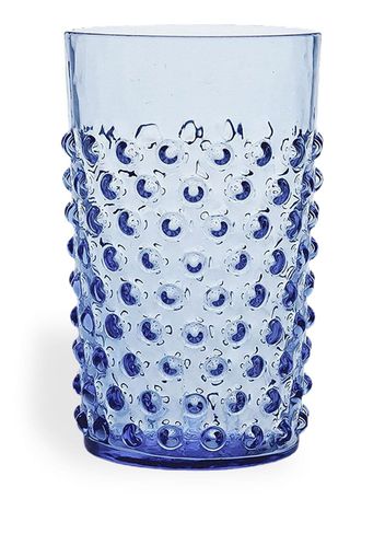 KLIMCHI Hobnail textured-finish tumblers (set of 6) - LIGHT BLUE