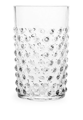 KLIMCHI Hobnail textured-finish tumblers (set of 6) - CLEAR