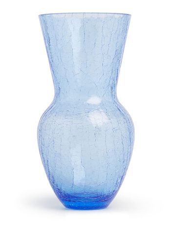 KLIMCHI Felicity cracked-effect vase - Blu