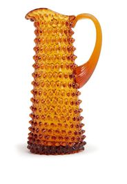 KLIMCHI Hobnail glass tall jug - Arancione