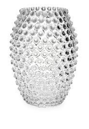 KLIMCHI Vaso Hobnail Egg in cristallo - Bianco