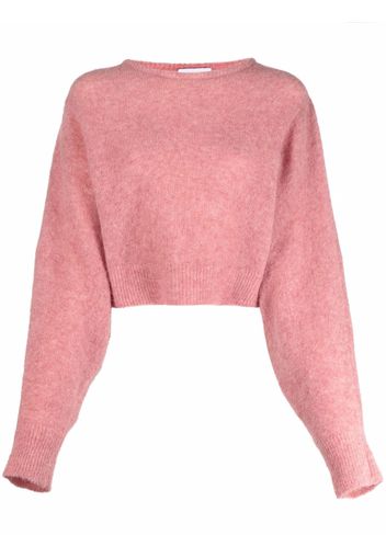 KNIIT MILANO Maglione con maniche a palloncino - Rosa