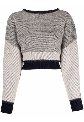 KNIIT MILANO colour-block jumper - Blu