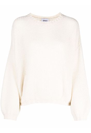 KNIIT MILANO fine-knit jumper - Bianco