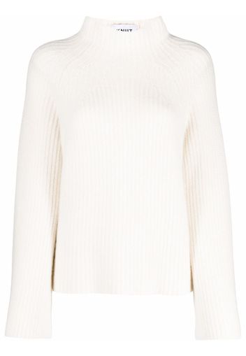 KNIIT MILANO plain long-sleeve jumper - Bianco