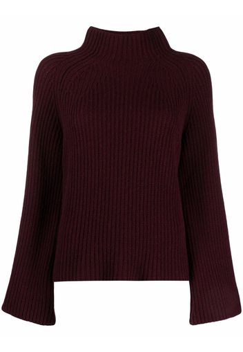 KNIIT MILANO mock-neck cashmere jumper - Rosso