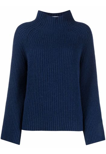 KNIIT MILANO mock-neck jumper - Blu