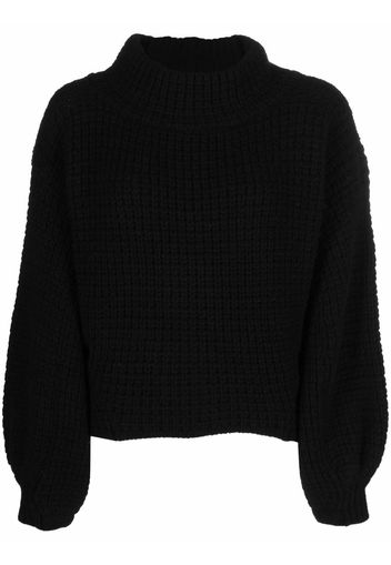 KNIIT MILANO Ruben ribbed-knit cashmere jumper - Nero