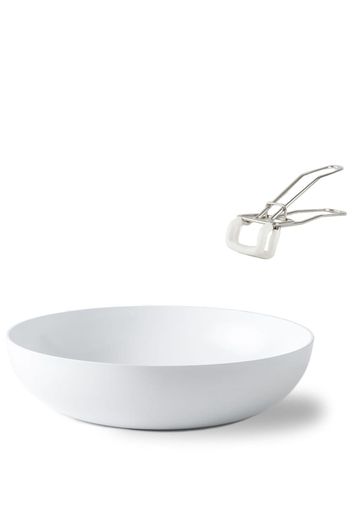knindustrie porcelain pasta pan - Bianco