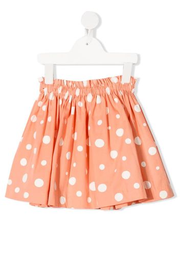 polka dot print skirt