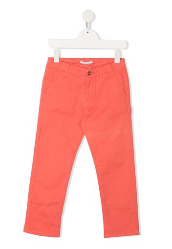 Knot slim-cut chinos - Rosa