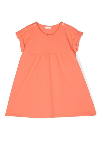 Knot Kylie cotton casual dress - Arancione