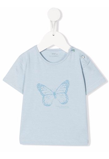 Knot T-shirt con stampa - Blu